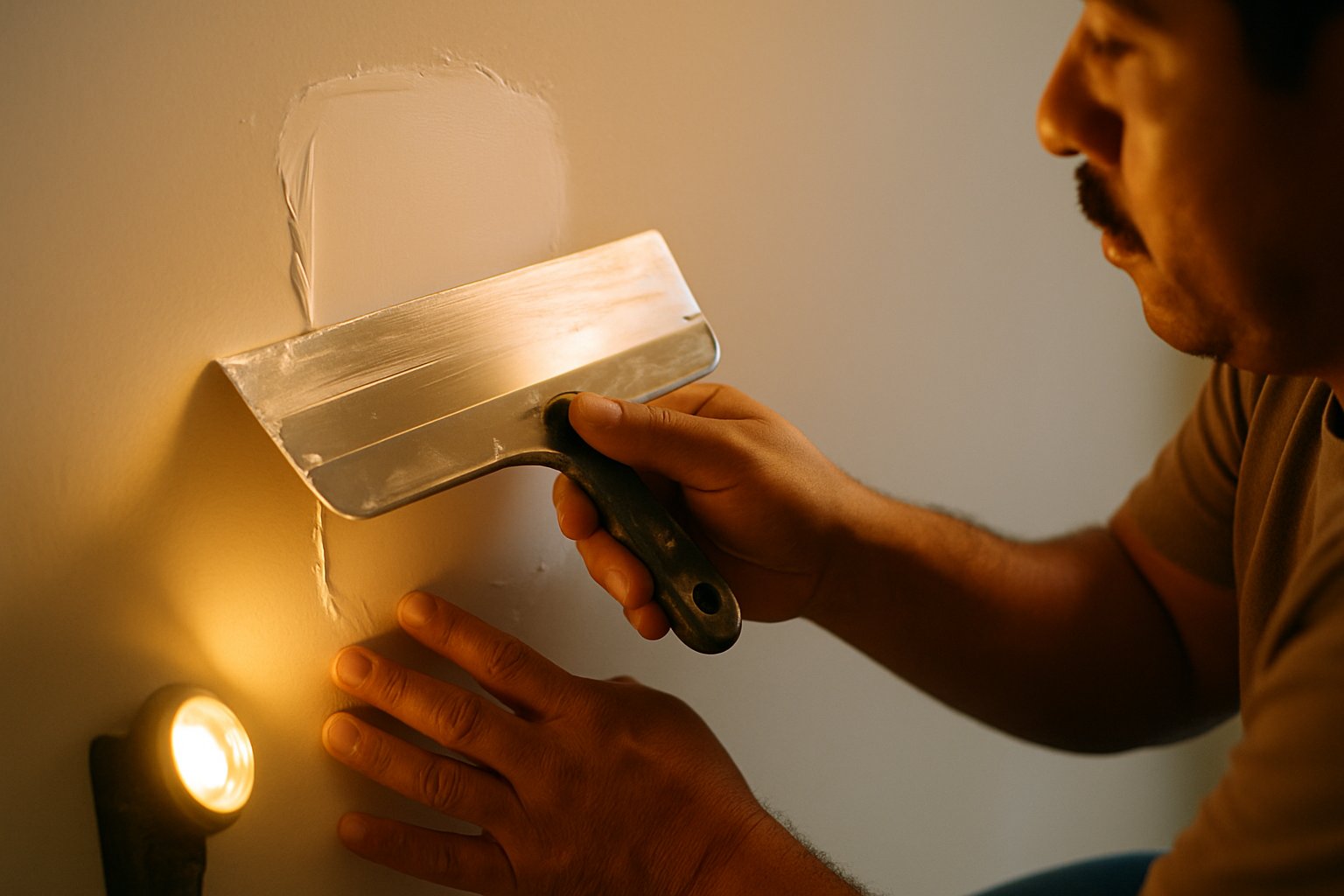 Reparación de textura en drywall